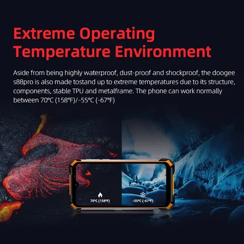 Doogee S88 Pro, Mil-std-810g Mineria Codelco Collahuasi
