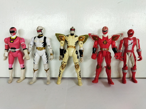 Power Rangers Bandai Figura Toy Coleccion 5 Pz Muñeco (Usado)