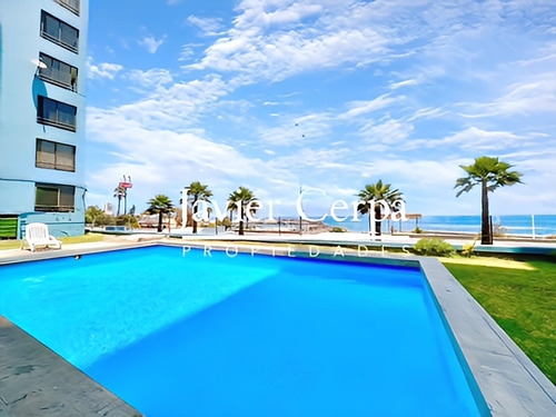 Depto Arriendo, Frente A Balneario