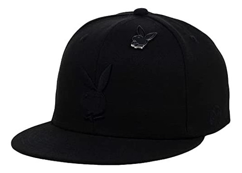 Gorra Plana Ajustada Con Cordón Gold Rush De Playboy (negra,