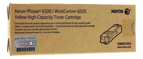 Toner Xerox 106r01601 Cyan Original 6500 - 6505