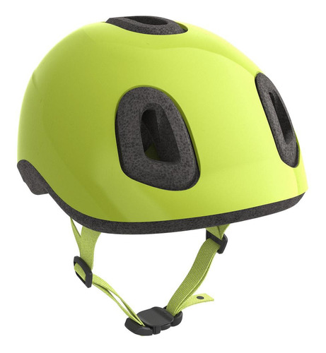 Capacete Infantil Ciclismo 500 Btwin Cor Amarelo Tamanho 44-49CM