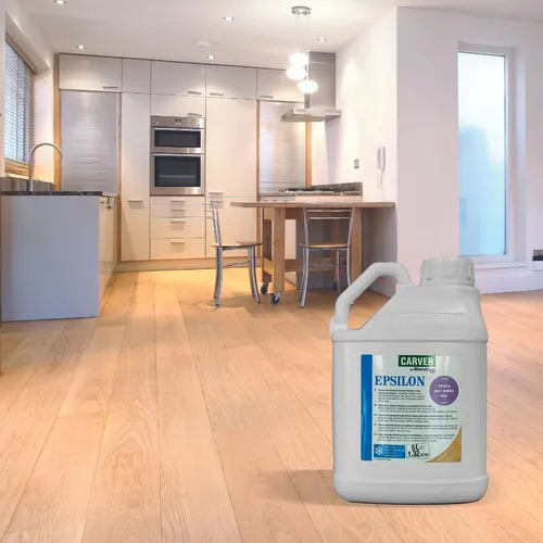 Barniz Epsilon Para Pisos De Madera Base Agua De 5l Mate