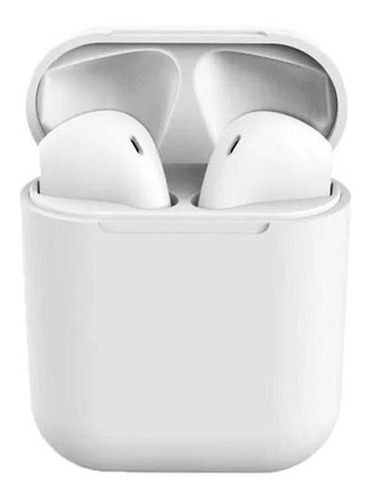 Fone De Ouvido Booglee Wireless Bluetooth Inpods 12 Branco