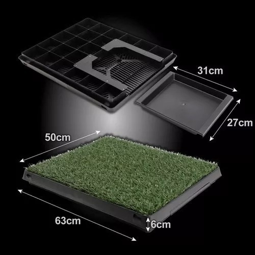 Baño Ecológico Portátil Grande Pet Potty Con Bandeja + Regal