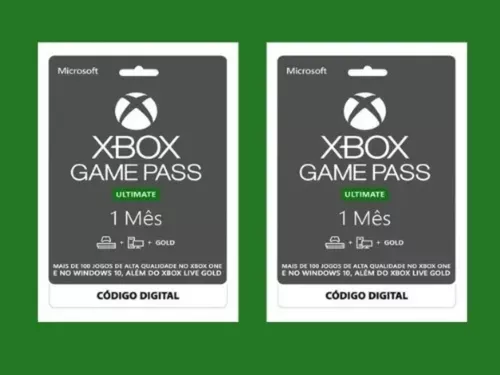 Xbox Game Pass Ultimate 1 Mês - 25 Dígitos - Escorrega o Preço