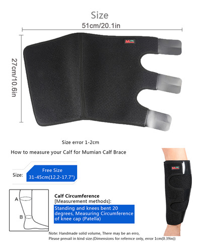 Protector De Pantorrilla Antideslizante Para Pantorrillas