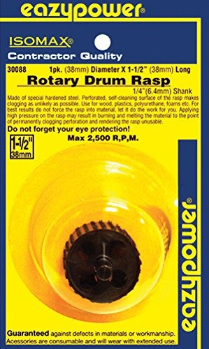 Eazypower 30088 Rotary Drum Rasp (1-pack), 1-1 / 4 