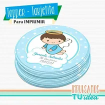 Comprar Bautismo Varón, Tarjetita Souvenir Bautismo Imprimible