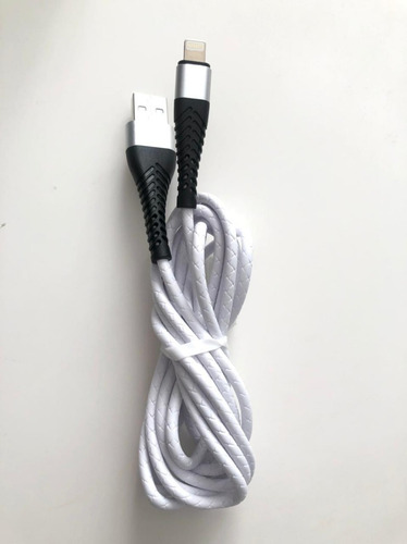 Imagem 5 de 6 de Cabo De Dados Compatível iPhone Reforçado 2 Metros