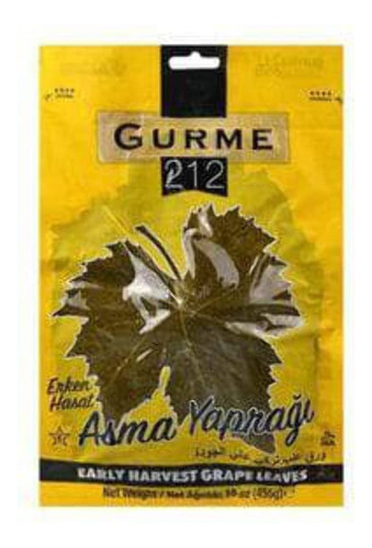 Gurme212 Premium Hojas De Uva Turca 16 Oz