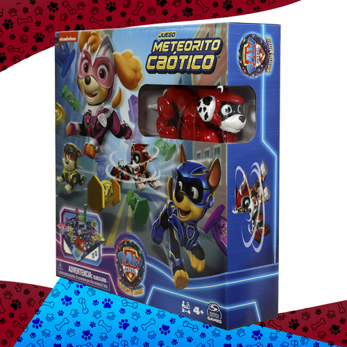 Paw Patrol Meteorito Caotico Juego De Mesa Spin Master