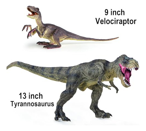 Lavesom 6pcs Jumbo Dinosaur Toy Set, Juguetes De Dinosaurios