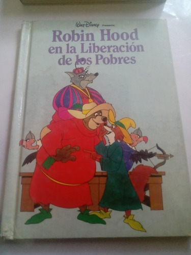 Libro Walt Disney Vintage 1987 Robin Hood Liberación Pobres
