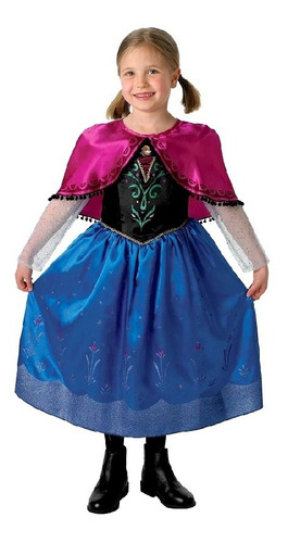 Disfraz Anna Frozen Deluxe Importado Original Disney Rubies