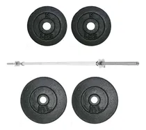 Comprar Barra Recta + 2 Discos De 5 Lb + 2 Discos De 10 Libr (40 Lb)