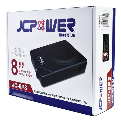 Subwoofer Amplificado Jc Power 8  400w Caraudio