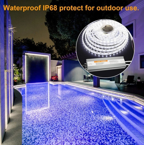 Imagem 5 de 7 de Fonte Led Driver 12v 150w 12.5a Blindado Bivolt Gardenleds