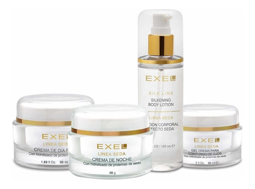 Exel Línea Seda Crema Día Noche Contorno Ojos + Máscara Lift