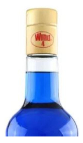 Pack De 6 Licor Wind 4 Azul Curazao Naranja 750 Ml