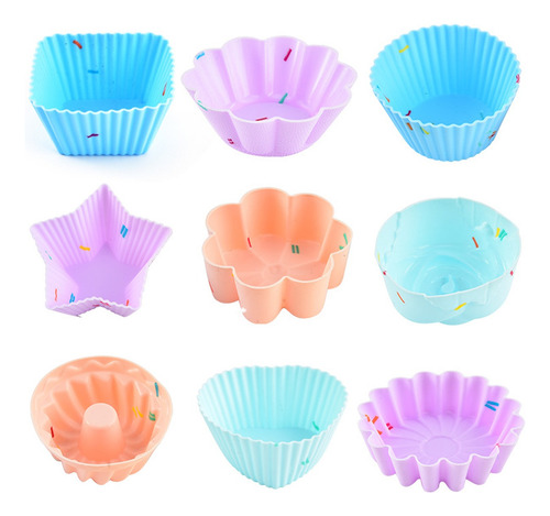 Molde De Silicona Para Postres Cupcakes Donas