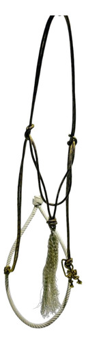 Falsa Rienda Para Caballo Bozal Y Cabezada Dorado Oscuro