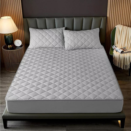 Cubrecolchón Impermeable 1.5 Plazas + Funda De Almohada