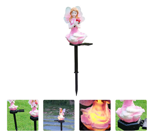Lámpara Solar Flower Fairy Ground Lampara Exterior