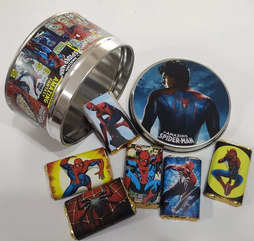 Chocolate En Lata Nerdyplanet. Spiderman Hombre Araña