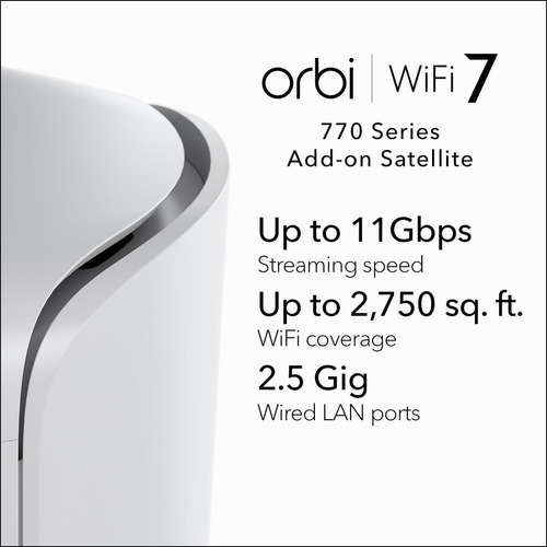 Netgear Orbi 770 Series Tri-band Wifi 7 Mesh Add