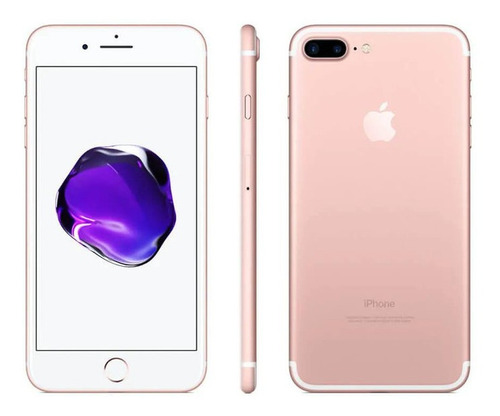 Celular iPhone 7 Plus 256gb Oro Rosa Apple (Reacondicionado)