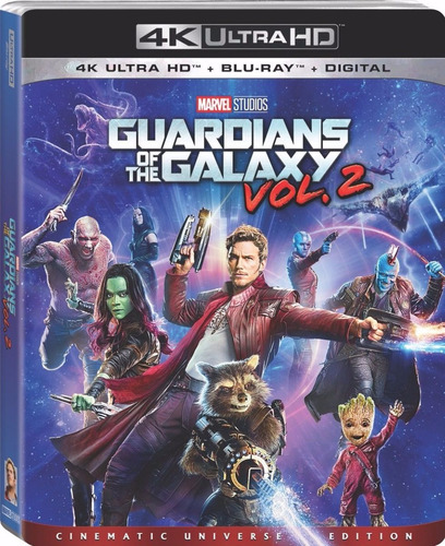4k Ultra Hd + Blu-ray Guardianes De La Galaxia Vol 2