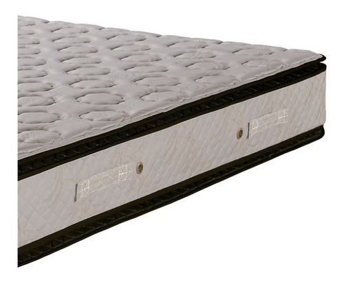 Imagen 2 de 5 de Colchón King de resortes Cannon Resortes Sublime blanco - 180cm x 200cm x 33cm con doble pillow top