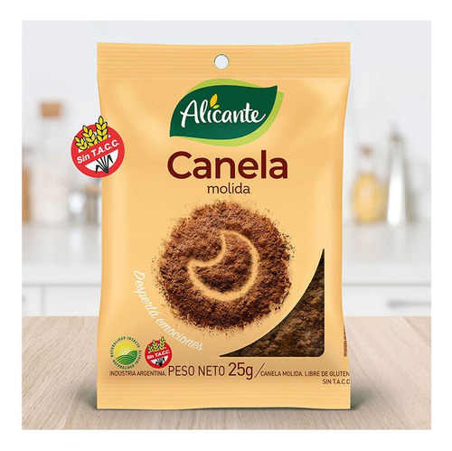 Canela Molida Alicante Sachet X 25 Gr