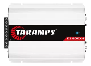 Modulo Taramps Ds800x4 2 Ohms Amplificador 800w Ds 800x4 4 Canais 800 Rms 2 Ohm Ts800x4 Som Automotivo T800