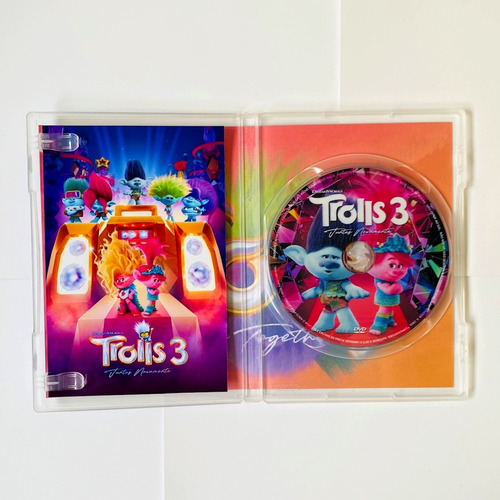 Dvd Trolls 1 Trolls 2 World Tour Trolls 3 Juntos Novamente