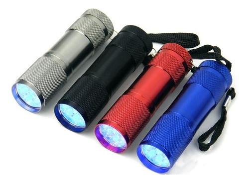 Linterna Uv Lampara Ultravioleta 9 Led Luz Negra Billetes F Linterna A Escoger Luz Blanco