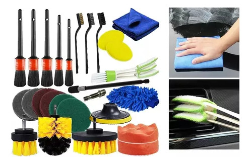 Kit De Cepillos Para Herramientas De Detalles Automotrices 2
