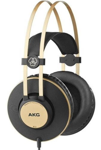 Fone De Ouvido Akg K92 Profissional Studio Dj Mixagem P2 P10