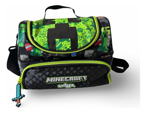 Lonchera Diseño Calidad Minecraft Escolar Bolso Mano