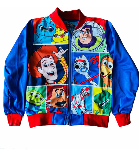 Chaqueta Niño Niña Toy Story Niños Sublimada Talla 10 