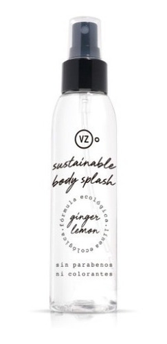 Body Splash Sustentable Vz Limón Jengibre Unisex 125ml