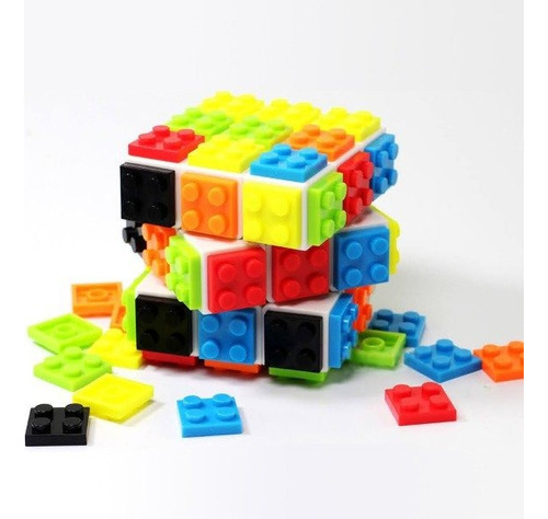 Cubo Mágico De Rubik Armable De Encastre Juguete Educativo