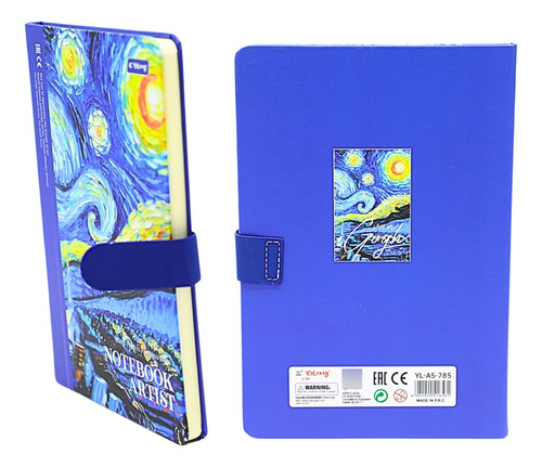 1 Libreta A5cuaderno Económico Profesional Van Gogh Escolar