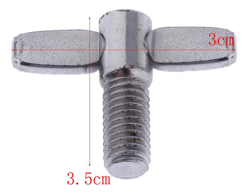. 2 Tornillo De La Tuerca De Mariposa Del Soporte Del