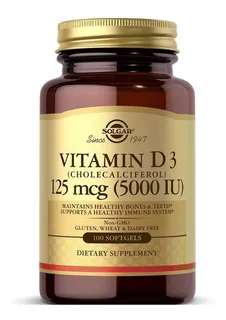  Vitamina D3 Solgar 125mcg