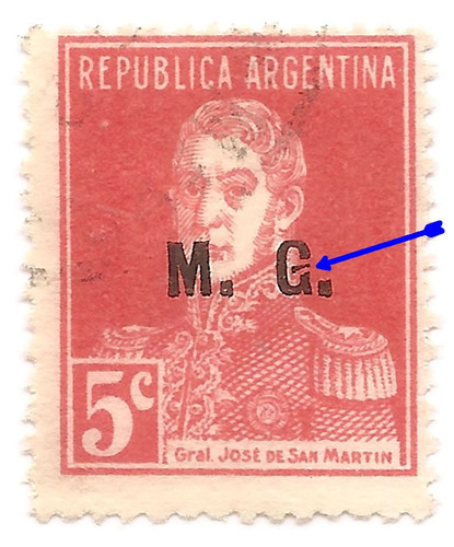 Argentina Ser Oficial 194 Gj 185 Variedad Guión Central G ++