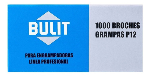 Broches - Grampas P12 Bulit Por 10 Cajas De 1000 Unidades