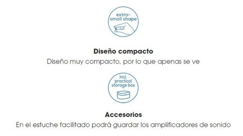 Imagen 6 de 9 de Par De Audífonos Auditivos Amplificador Sonido Ha60 Beurer