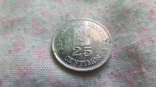 2 Monedas De 25 Centimos De 1989-90 Fuera De Circulacion